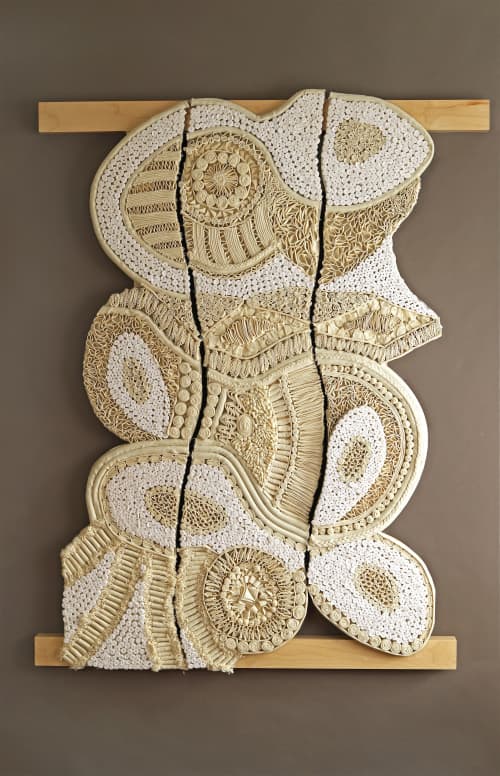 Improv | Mixed Media by Ellen Schiffman. Item works with contemporary & modern style