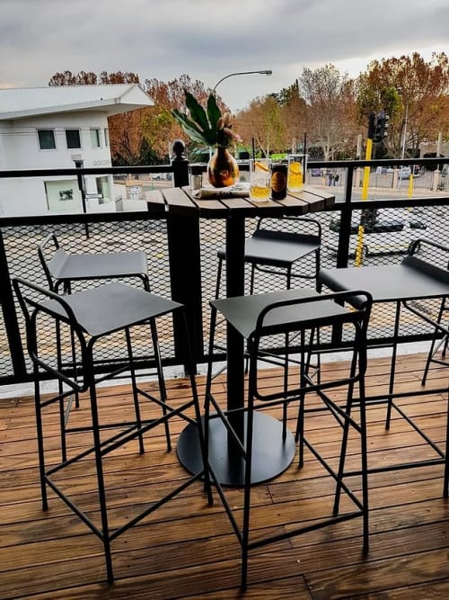 Bar stools by StudioMIC at A Streetbar Named Desire, Randburg