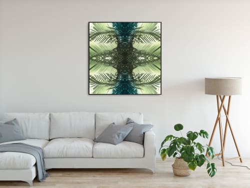 Green Palms 2 | Prints by Stephanie Mill. Item made of paper