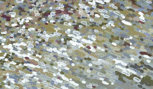 Pulling Back | Oil And Acrylic Painting in Paintings by Margaret Juul. Item made of synthetic