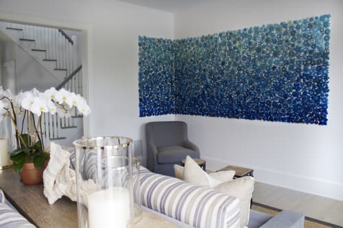 Sea Glass | Wall Sculpture in Wall Hangings by Carson Fox Studio. Item composed of glass