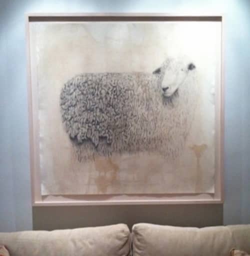 Sheep drawing | Oil And Acrylic Painting in Paintings by Meagan Donegan