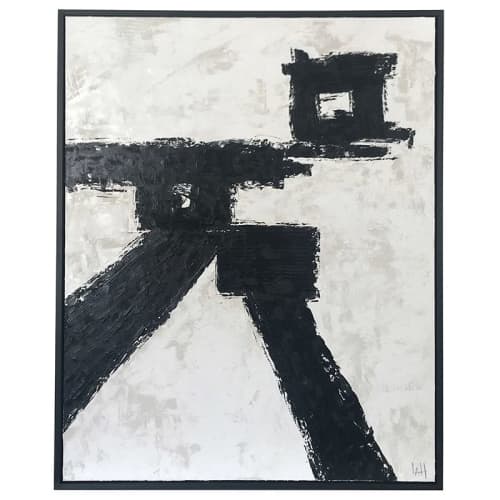 LAH no. 13 | Oil And Acrylic Painting in Paintings by Lauren Hall. Item made of canvas & synthetic