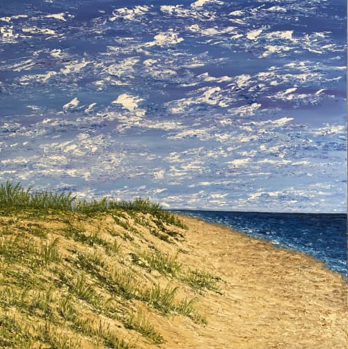 The Warmth of Sun | Oil And Acrylic Painting in Paintings by Kristin Pierre Art | Très Jolie Salon Lofts in Foley. Item composed of canvas