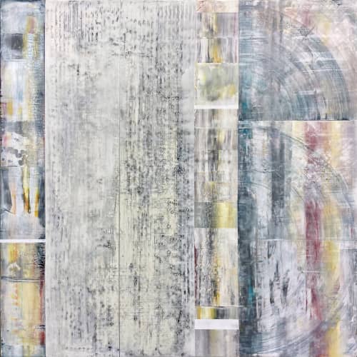 There's Something Happening Here | Oil And Acrylic Painting in Paintings by Jonah Burlingame Fine Art. Item works with contemporary & modern style