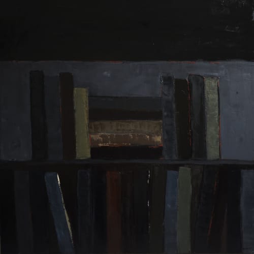 Memoire obscure | Oil And Acrylic Painting in Paintings by Sophie DUMONT.. Item made of wood with canvas works with minimalism & contemporary style