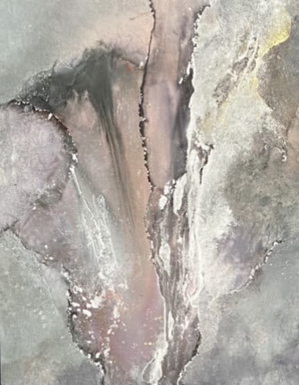 A Beautiful Surprise | Oil And Acrylic Painting in Paintings by Barbara Rubenstein. Item composed of synthetic