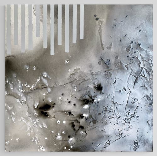 Whispering in the silence /2 | Oil And Acrylic Painting in Paintings by Cristina Dalla Valentina. Item made of canvas with synthetic