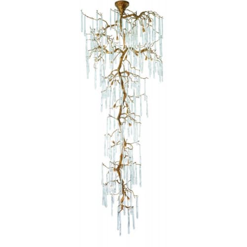 WM102  GLAMOUR WINTER LIGHTING | Chandeliers by alanmizrahilighting | New York in New York. Item made of bronze with glass