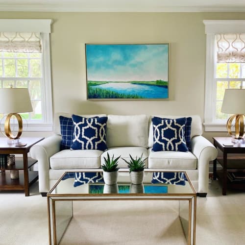 Commissioned Painting | Oil And Acrylic Painting in Paintings by Cameron Schmitz. Item composed of canvas