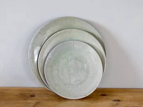 Ceramic Plate | Dinnerware by Knighton Mill | Bowerchalke Barn in Salisbury. Item made of ceramic