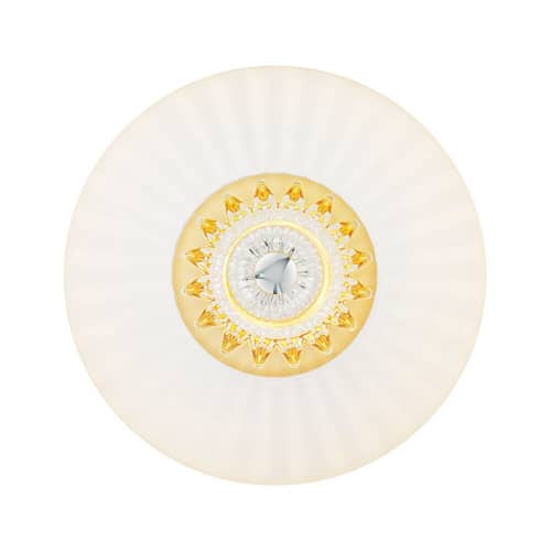 New Wave Optic Wall Opal | Sconces by Marie Burgos Design and Collection. Item composed of metal & glass