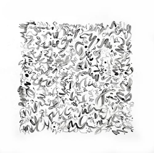 SOLD - 'SCRiPTURE' original painting by Linnea Heide | Paintings by Linnea Heide contemporary fine art