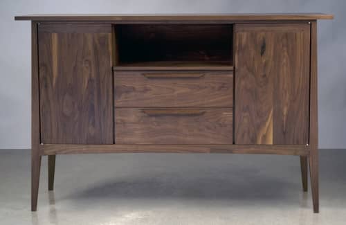 Tapered Sideboard | Storage by Eben Blaney Furniture. Item made of walnut