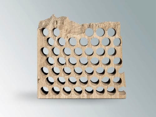 Stone Wine Rack | Storage by ETAMORPH. Item made of stone