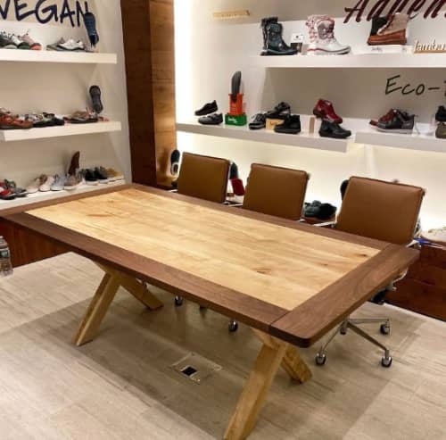 The Manhatten | Hardwood Dining Table | Tables by TRH Furniture | New York, NY  Studio in New York. Item composed of maple wood