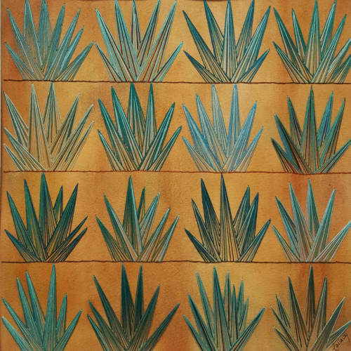 Los Agaves | Paintings by Laila Vazquez