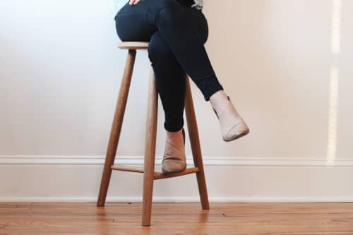 Counter Height 3 Legged Stool | Counter Stool in Chairs by North Summit Studio. Item made of wood