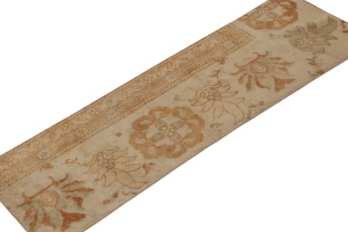 Rug & Kilim’s Persian Sultanabad style Runner with Orange | Area Rug in Rugs by Rug and Kilim