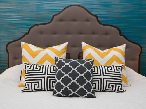 Beds & Accessories | Beds & Accessories by Nisha Tailor Interior Design` | Private Residence, St. Louis in St. Louis. Item composed of wood and fabric