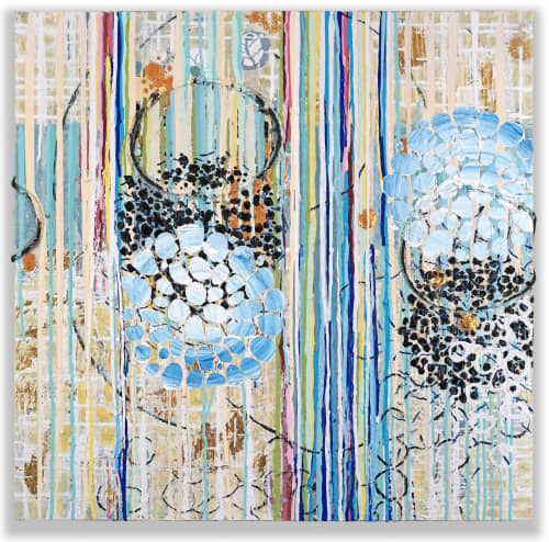 Stem Number 30 | Mixed Media in Paintings by Kari Souders