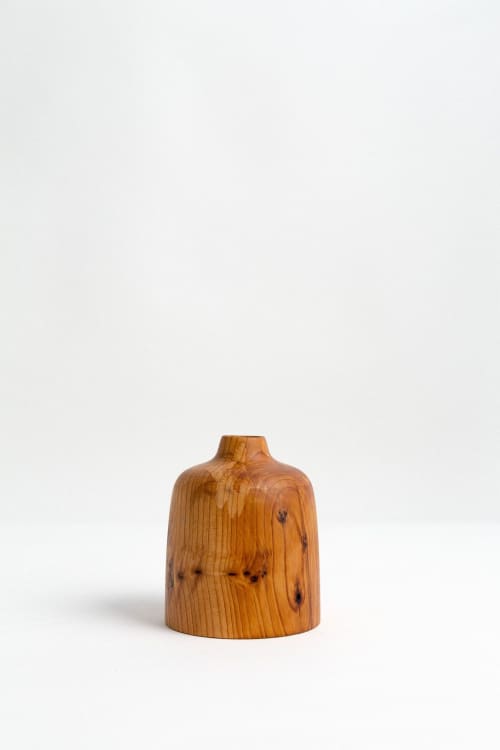 Juee vase in yew | Landscape Ornament in Plants & Landscape by Pooja Pawaskar. Item made of wood