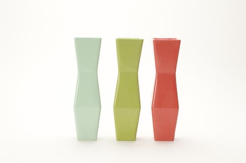 Tiffany | Vase in Vases & Vessels by Lauren Owens Ceramics. Item made of ceramic works with mid century modern & contemporary style