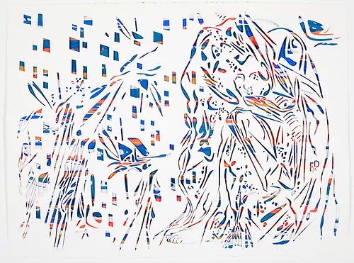 Bundled-up | Mixed Media by Elvira Dayel. Item composed of paper