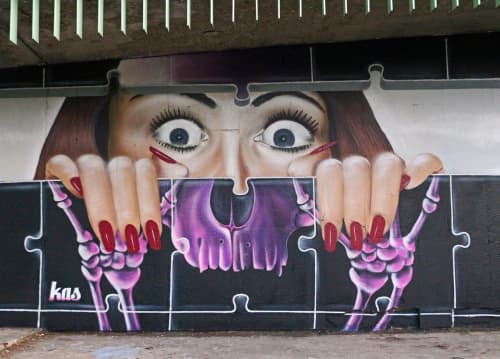 "Open your eyes" | Street Murals by MrKas