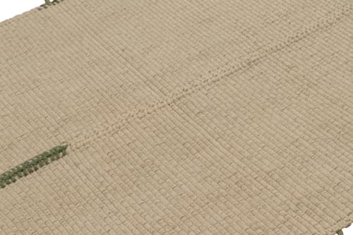 Rug & Kilim's Accent Kilim, Beige Textural Stripes | Area Rug in Rugs by Rug and Kilim