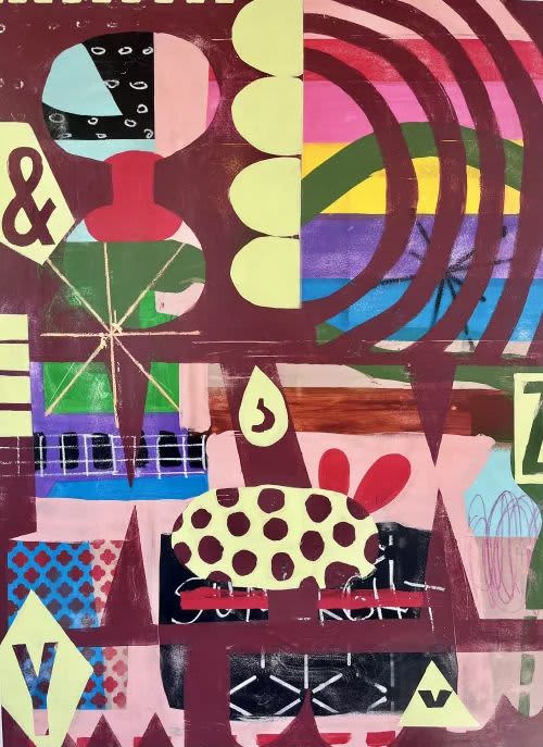 Sunlight | Mixed Media by Paula Saslow, Copper Rose Art