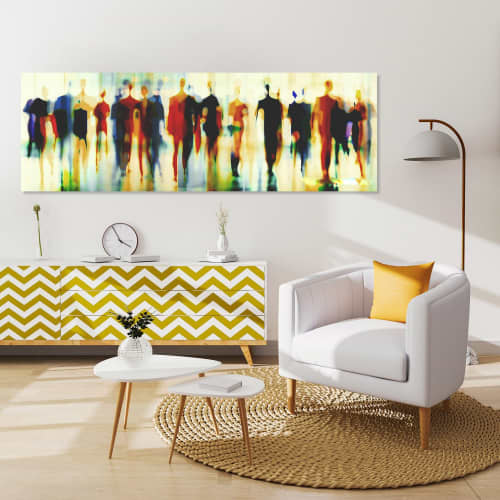 Human Blur V | Photography by Sven Pfrommer. Item made of aluminum compatible with urban style