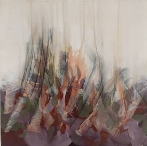 klein Hawks 16 | Oil And Acrylic Painting in Paintings by Lisa Ochowycz. Item composed of synthetic