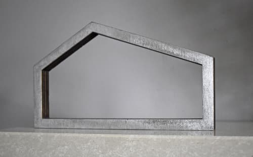 Silver barn 16 | Sculptures by Susan Laughton Artist. Item composed of wood in minimalism or contemporary style