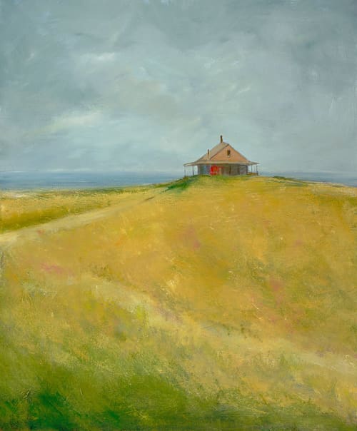 Anne Packard "Summer Place" | Oil And Acrylic Painting in Paintings by YJ Contemporary Fine Art. Item made of canvas
