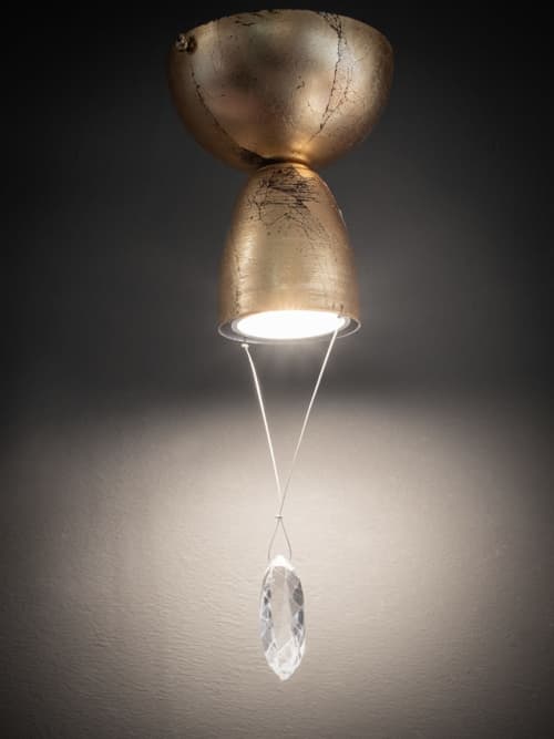 "Rain Drop" | Pendants by F+M FOS - Anna Maria Fragiskos Bitros. Item made of metal