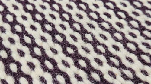 Handwoven Woolen Stair Runner Rug | Rugs by Evergreen Carpets. Item made of wool works with boho & minimalism style
