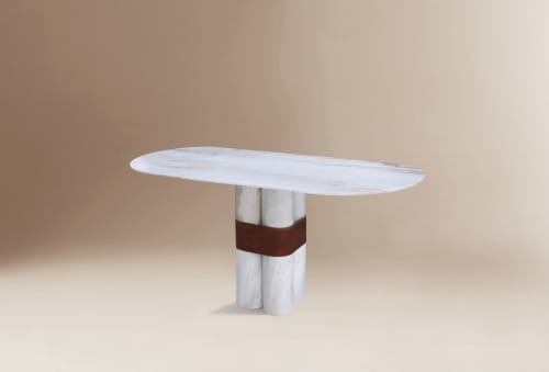 Axis Console I | Console Table in Tables by Dovain Studio. Item composed of marble