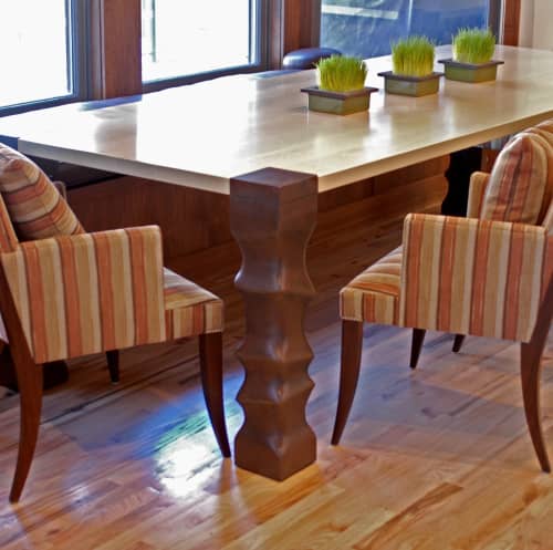 Dining Room Table | Dining Table in Tables by Andi-Le | Private Residence, Aspen in Aspen. Item made of maple wood