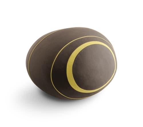 Outdoor stone-pouf "Ra" | Pillows by KATSU | Katsu Studio in Saint Petersburg. Item made of cotton