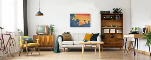 Views of Laguna | Mixed Media by Nichole McDaniel. Item made of wood with synthetic