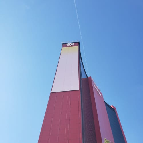 Resorts World | Signage by Jones Sign Company | Resorts World Las Vegas in Las Vegas. Item composed of metal