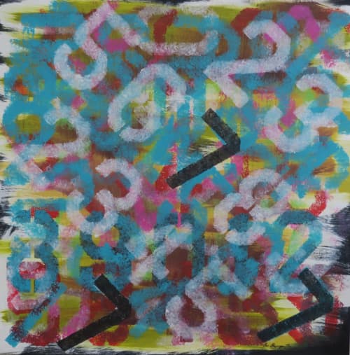 Seven | Oil And Acrylic Painting in Paintings by Chris Baumgartner-artist. Item composed of canvas & synthetic