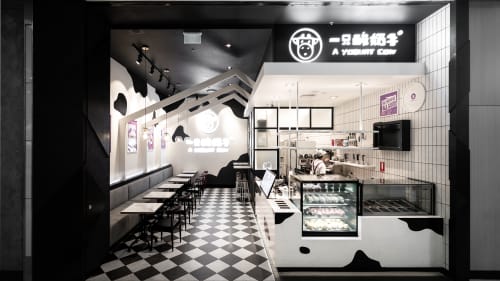 A Yogurt Cow Rhodes | Interior Design by Studio Hiyaku | A Yogurt Cow, Rhodes branch in Rhodes