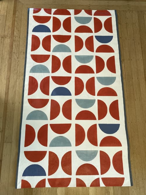HEMI floorcloth 2.5' x 4.5' | Mat in Rugs by OTSI design. Item made of cotton compatible with minimalism and contemporary style