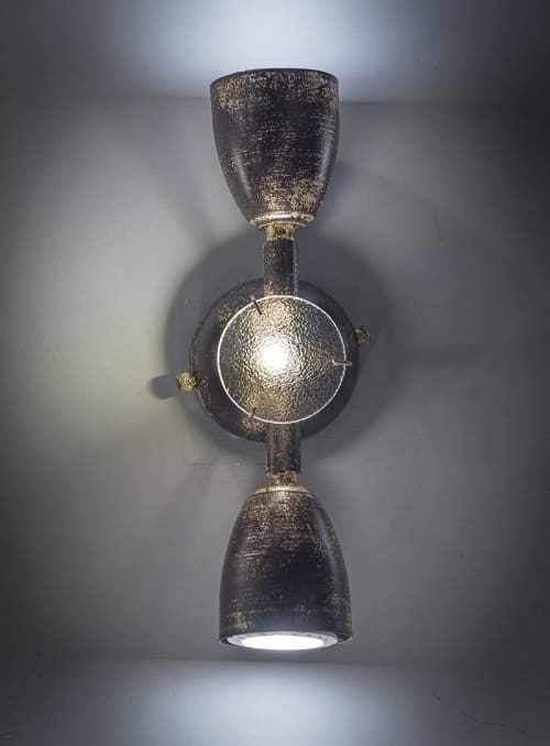 "Lunar 2" | Sconces by F+M FOS - Anna Maria Fragiskos Bitros. Item composed of metal