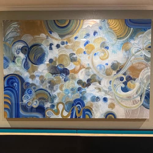passing through | Oil And Acrylic Painting in Paintings by Amanda M Moody | Burton James in City of Industry. Item composed of aluminum & synthetic