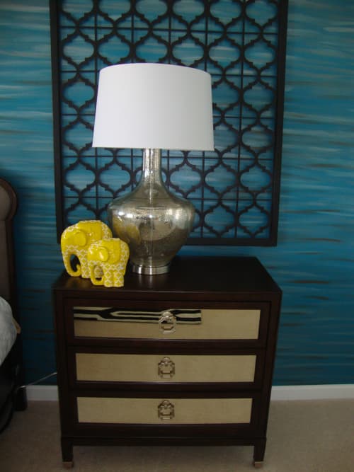 Furniture | Bedside Table in Tables by Nisha Tailor Interior Design` | Private Residence, St. Louis in St. Louis. Item made of wood