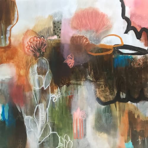 Lost in the Garden 3 SOLD | Paintings by Tiel Seivl-Keevers