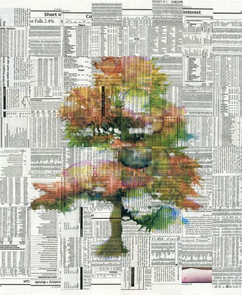 Naru-Kami 3 | Mixed Media by Phillip Hua. Item composed of paper and synthetic